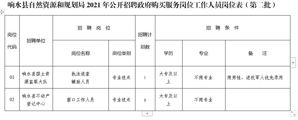 枞阳县自然资源和规划局招聘启事概览